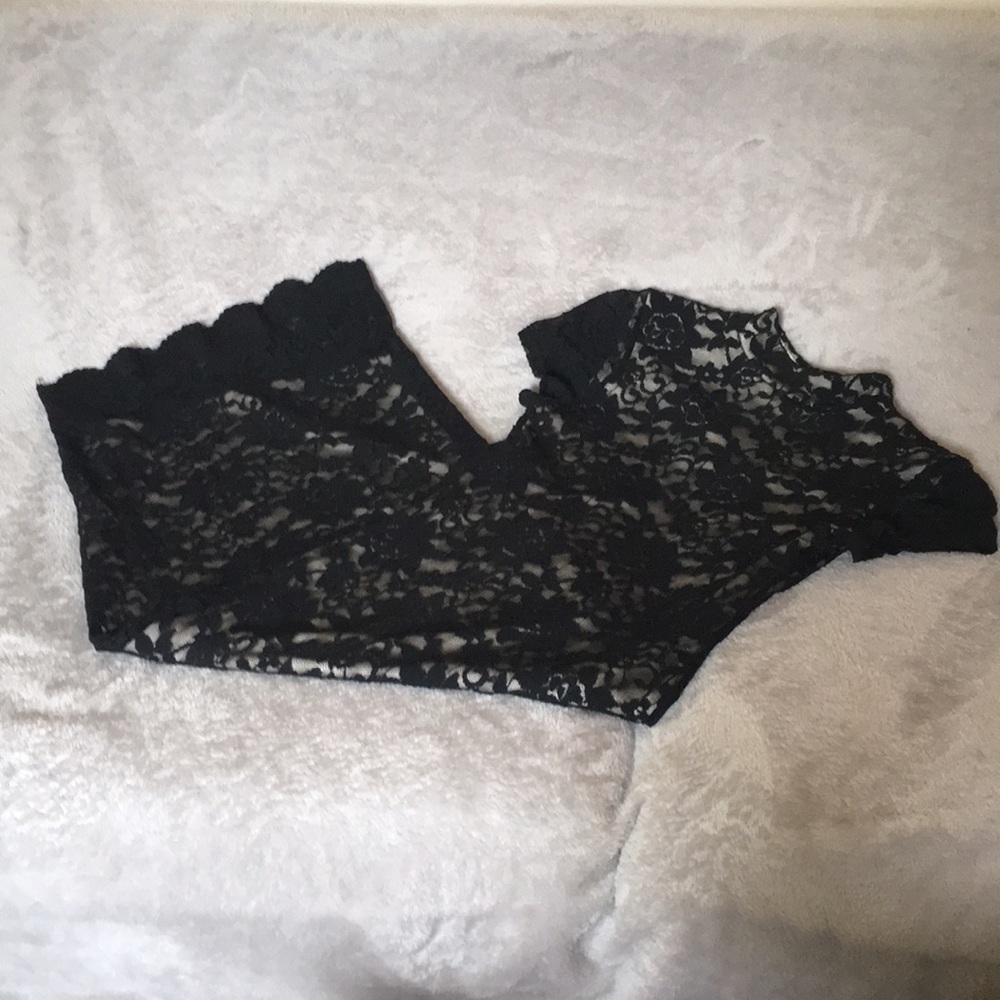 Black lace dress